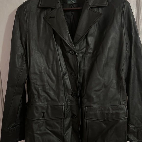 Ralph Lauren Leather Blazer - Picture 1 of 4